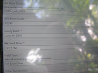 GRSM Accuracy Assessment. Plot Code: GRSM_AA_0599_1