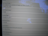 GRSM Accuracy Assessment. Plot Code: GRSM_AA_0288_1