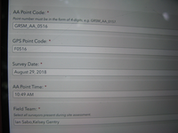 GRSM Accuracy Assessment. Plot Code: GRSM_AA_0516_1
