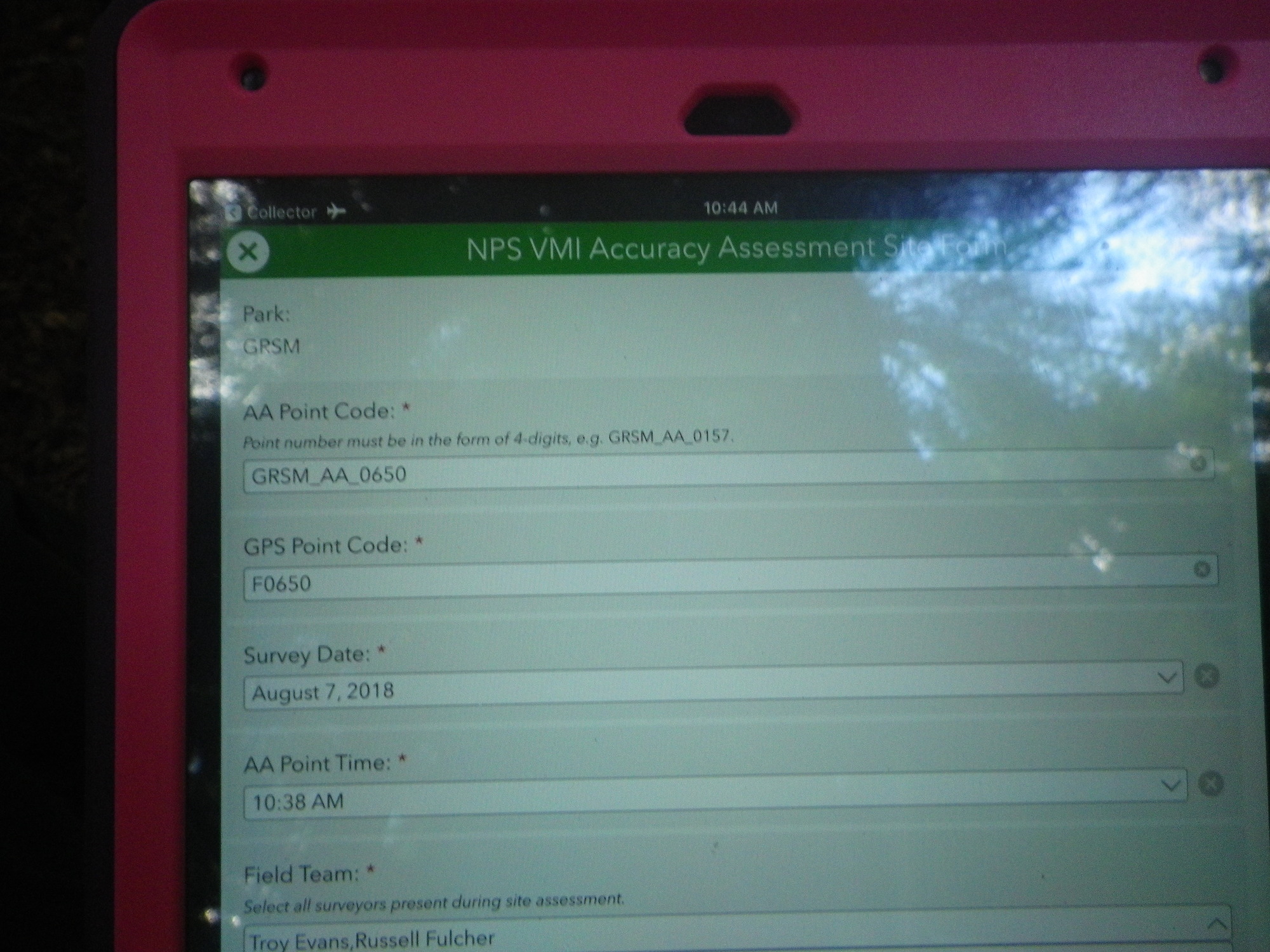 Plot Code: GRSM_AA_0650_1