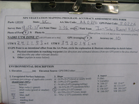 GRSM Accuracy Assessment. Plot Code: GRSM_AA_0226_1