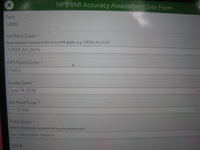 GRSM Accuracy Assessment. Plot Code: GRSM_AA_0676_1