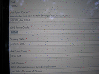 GRSM Accuracy Assessment. Plot Code: GRSM_AA_0143_1
