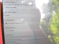 GRSM Accuracy Assessment. Plot Code: GRSM_AA_0850_1