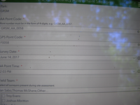 GRSM Accuracy Assessment. Plot Code: GRSM_AA_0058_1