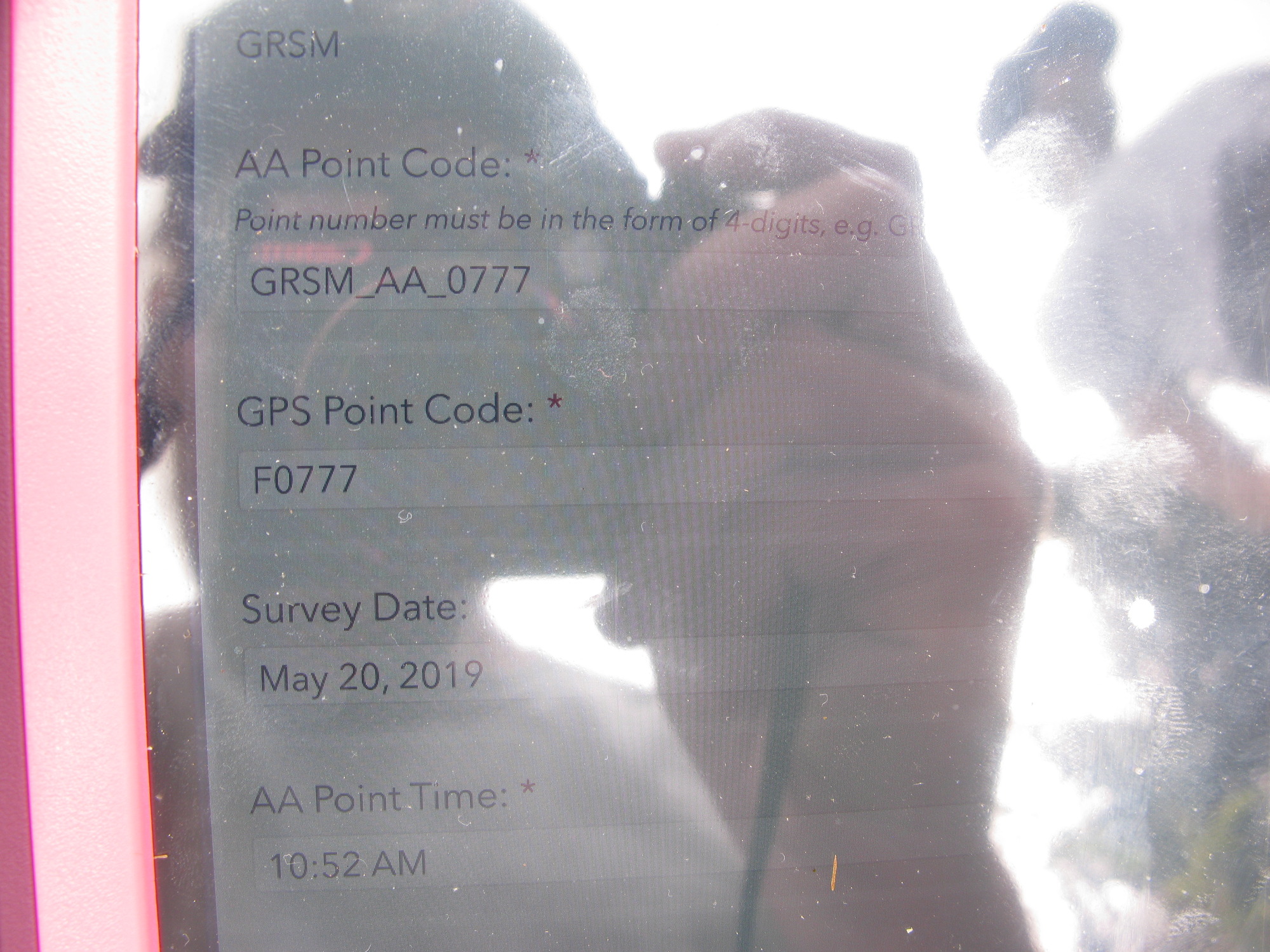 GRSM Accuracy Assessment. Plot Code: GRSM_AA_0777_1