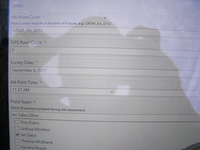 GRSM Accuracy Assessment. Plot Code: GRSM_AA_0096_1