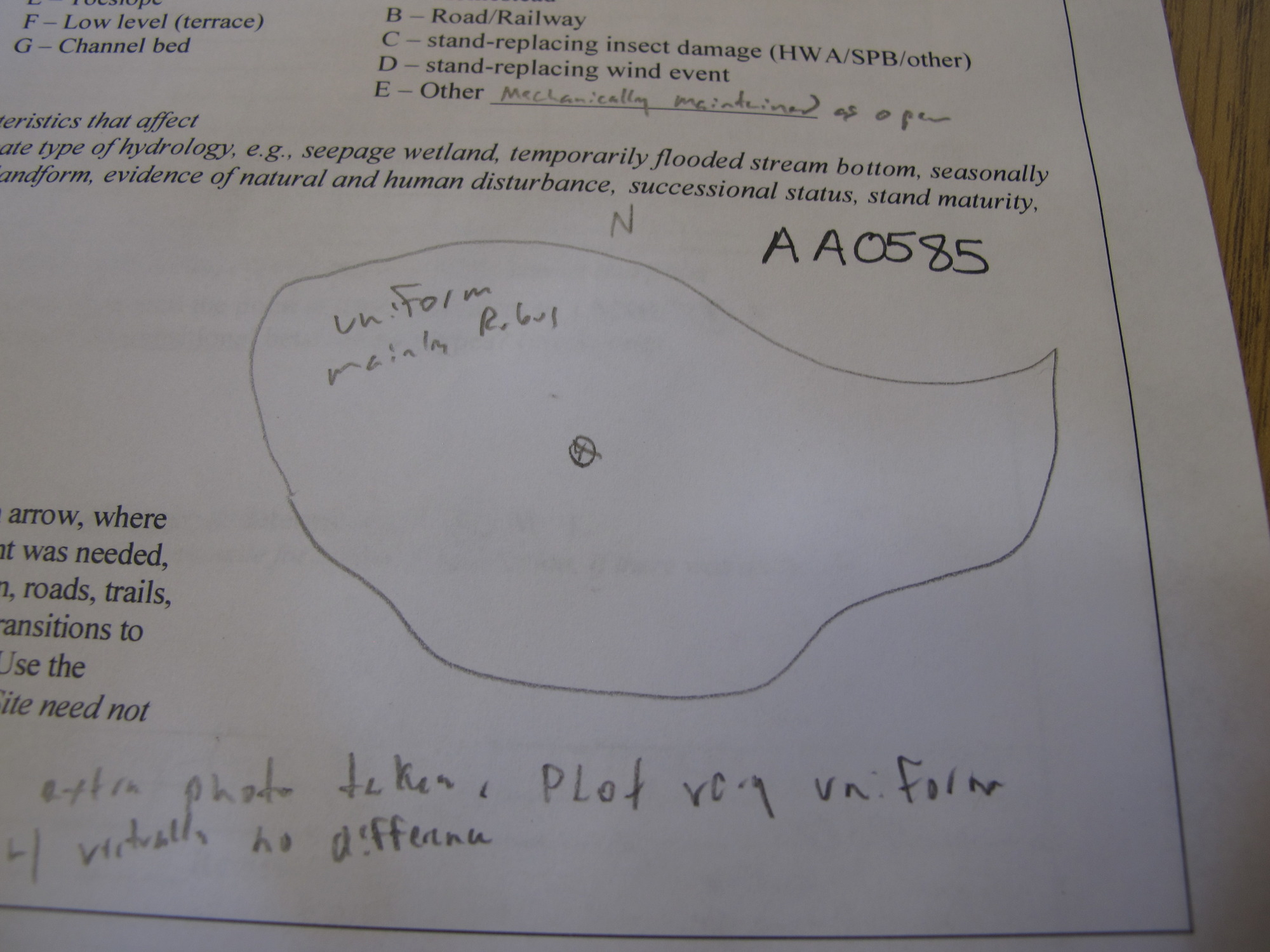 GRSM Accuracy Assessment. Plot Code: GRSM_AA_0585_7