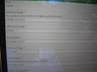 GRSM Accuracy Assessment. Plot Code: GRSM_AA_0325_1