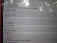 GRSM Accuracy Assessment. Plot Code: GRSM_AA_0872_1