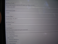 GRSM Accuracy Assessment. Plot Code: GRSM_AA_0047_1
