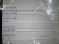 GRSM Accuracy Assessment. Plot Code: GRSM_AA_0580_1
