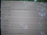 GRSM Accuracy Assessment. Plot Code: GRSM_AA_0559_1