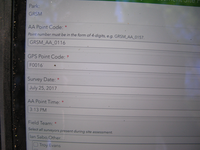 GRSM Accuracy Assessment. Plot Code: GRSM_AA_0116_1