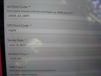 GRSM Accuracy Assessment. Plot Code: GRSM_AA_0899_1