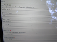 GRSM Accuracy Assessment. Plot Code: GRSM_AA_0215_1