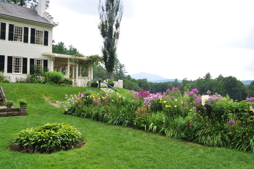 Flower Garden and House at Aspet, Saint-Gaudens National Historical Park