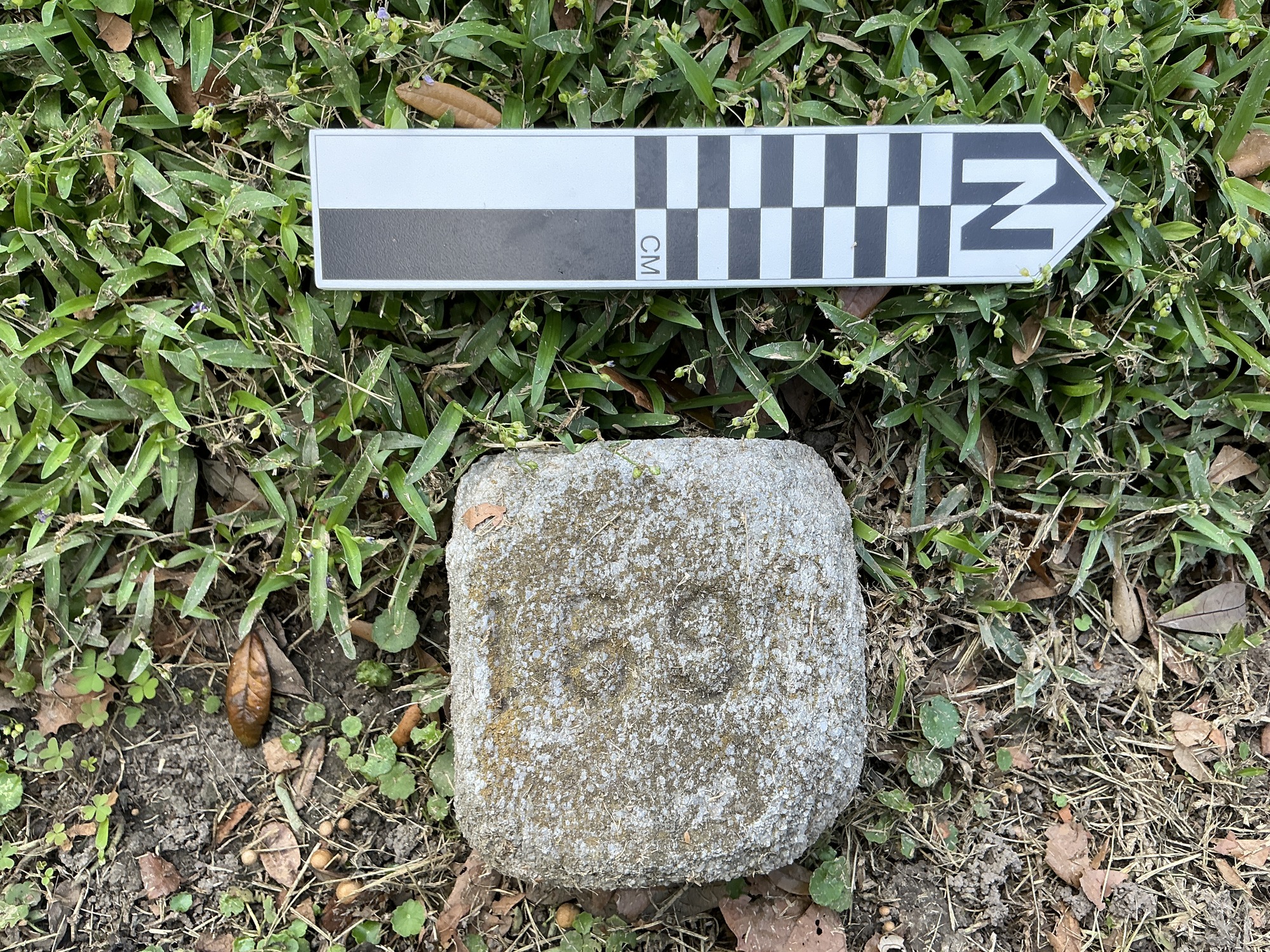 Extra image of flat marble marker