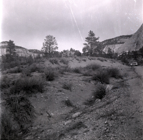 East side road repair and turn out construction.