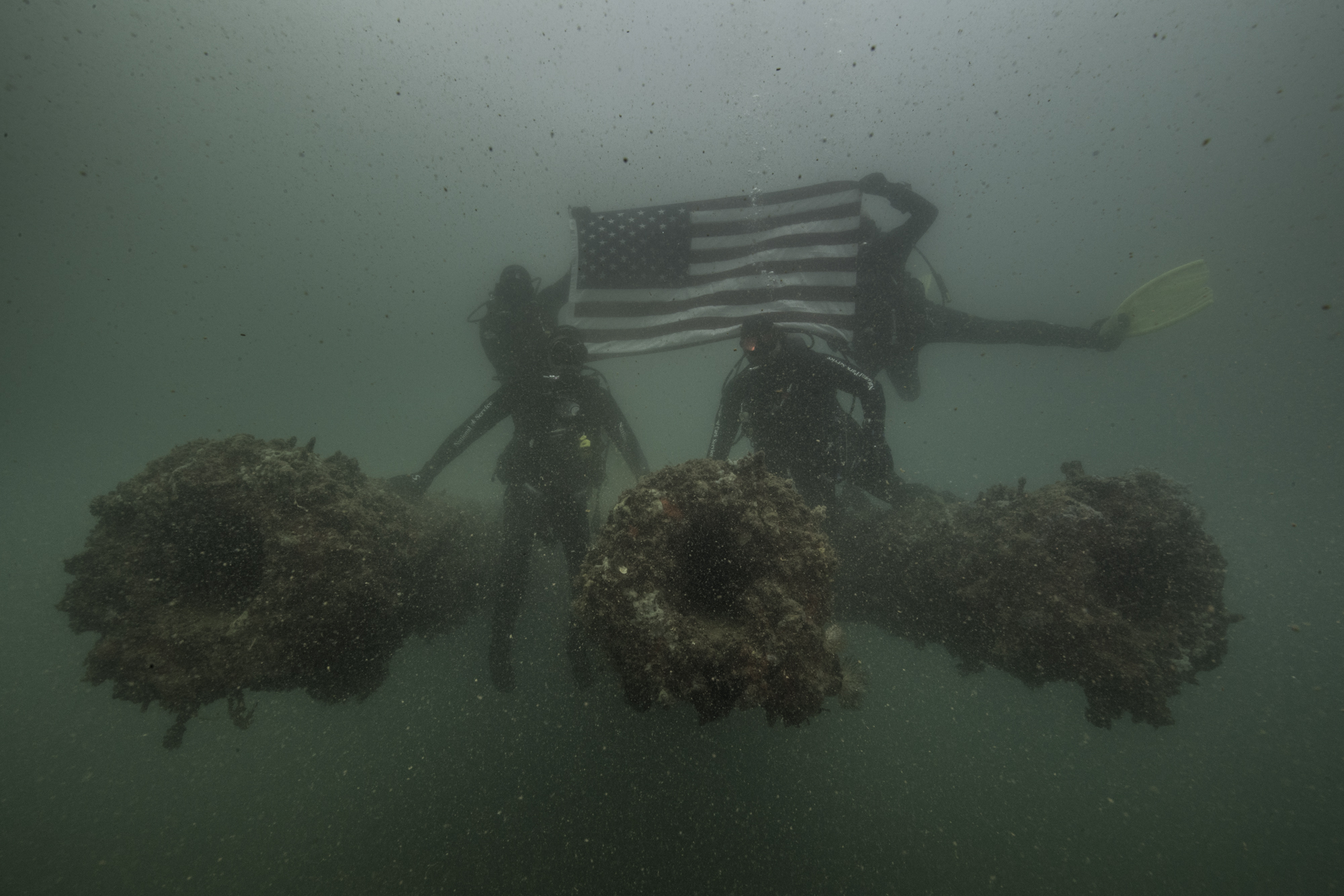 Diving at the USS Arizona.