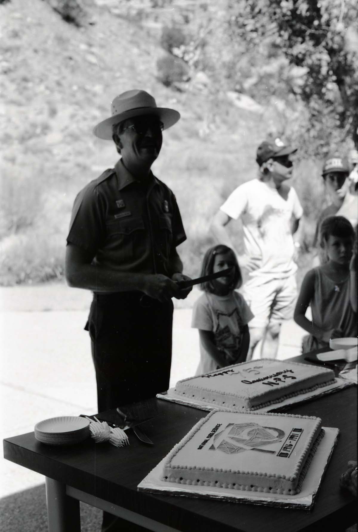BW Photos of the parks 75th anniversary celebration.