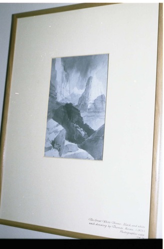 Color Photos of a temporary art exhibit.