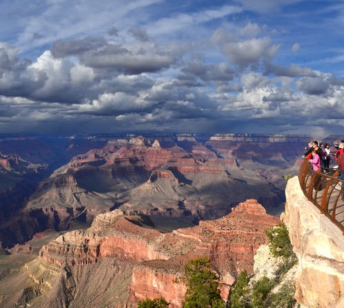 Grand Canyon Mather Point Spring Storm 2011_5067a
