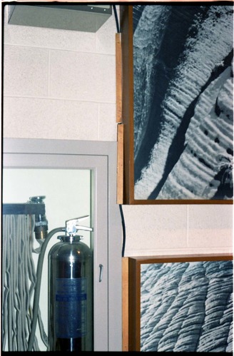 Color Photos of the old visitor center exhibits.
