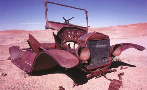 This old Ford found in the Petrified Forest National Wilderness Area may have been that of a bootlegger.