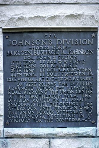 General Bushrod R. Johnson Monument