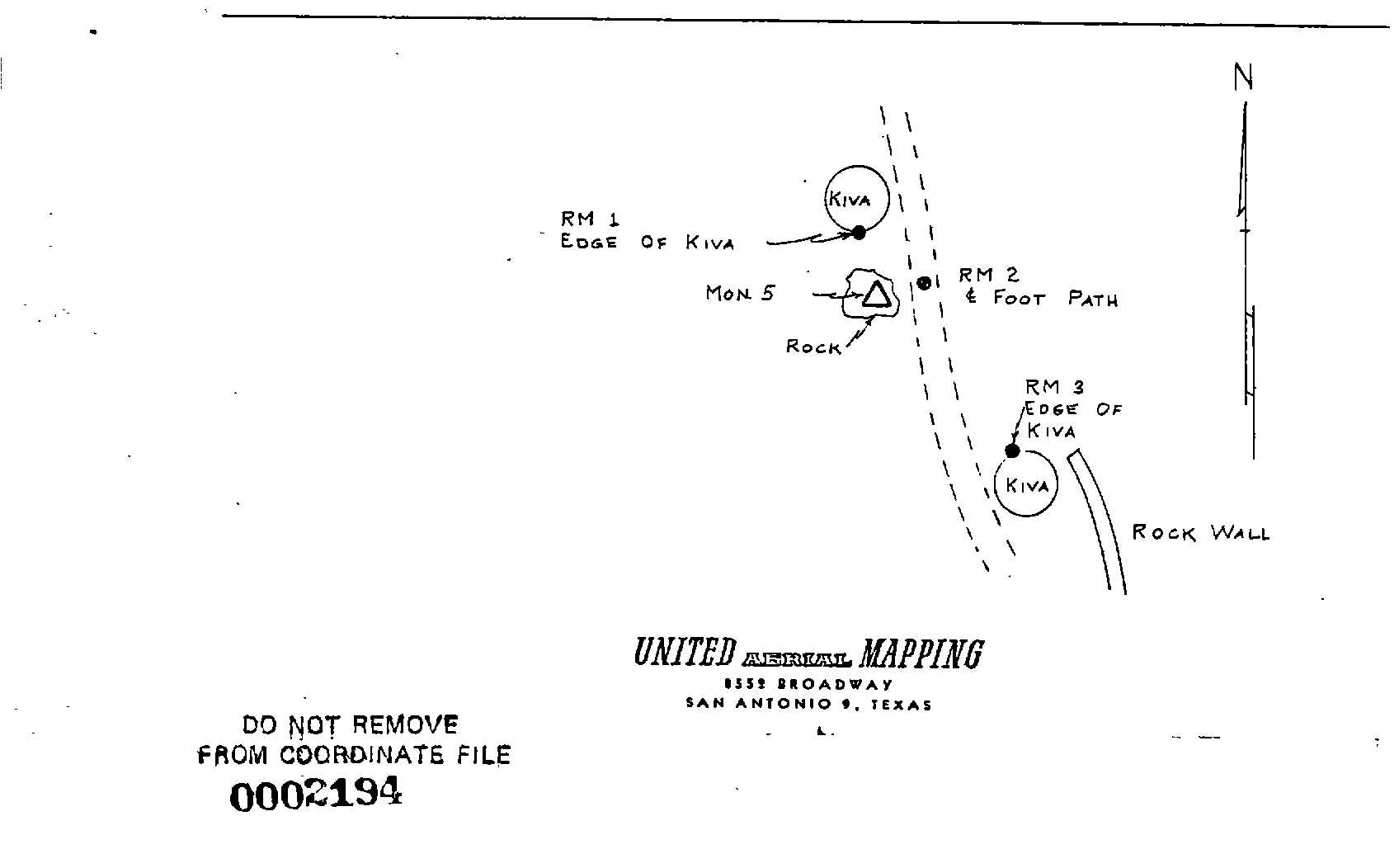00002194 Survey Monumentation Sketch