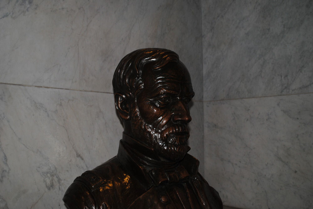 Bronze bust of General Sherman