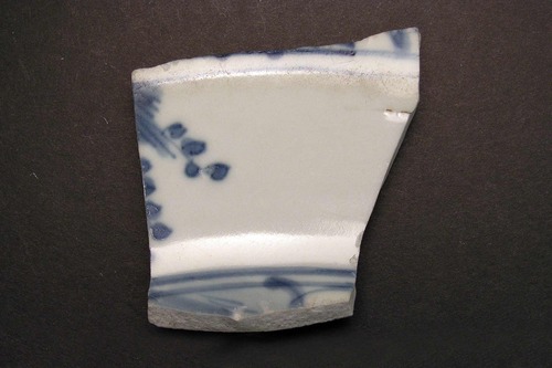 PORE 1028 Foliage on Large Deep Bowl