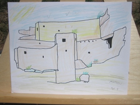 Matthew made this drawing in honor of Founders Day 2012.