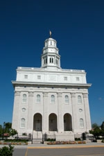 Reconstructed temple at Nauvoo.