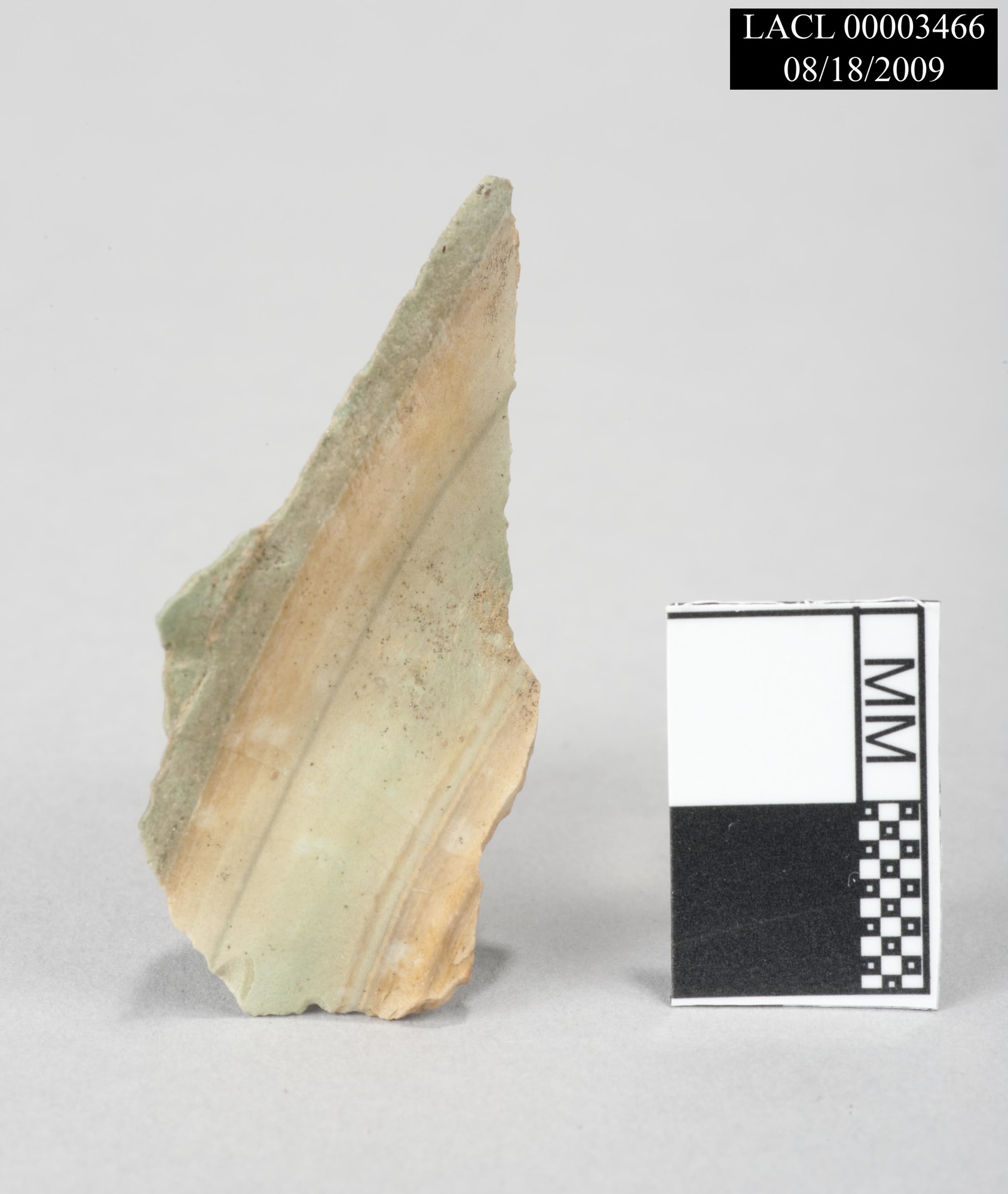 Image of stone flakes from various materials.