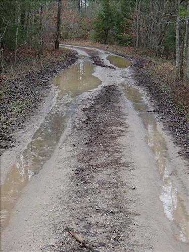 Leatherwood Overlook Multi-Use Trail at Big South Fork NRRA in January 2014.
