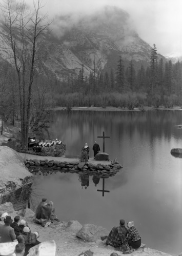 Easter Sunrise Service at Mirror Lake.