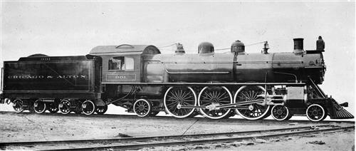 011/001.146--Chicago & Alton Railroad Locomotives [Group 3]