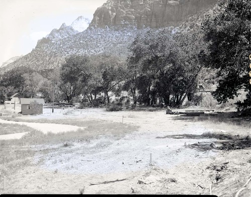 General view of Watchman Housing Area before construction.