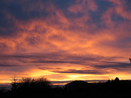 A Fiery Sunset at American Camp
