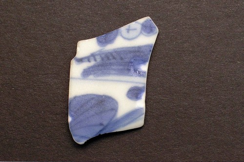 PORE 6415 Fine Plate with Foliage