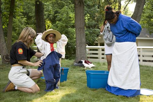 Get Up, Get Out, Go! historic costumes