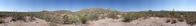 This panorama highlights what remains of the old store at Victoria Mine. You can also see some of the old mining equipment in this image. What you can not see are the covered mine shafts just behind and to the side of the store.
