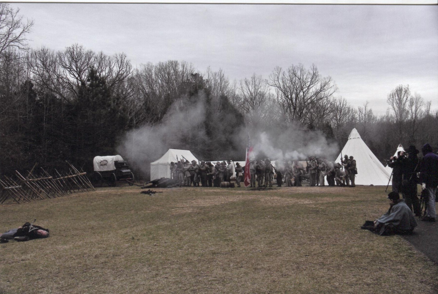 Filming the Confederate Attack