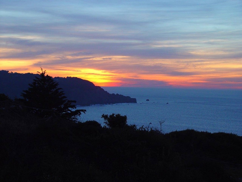 Sunset over Lands End.