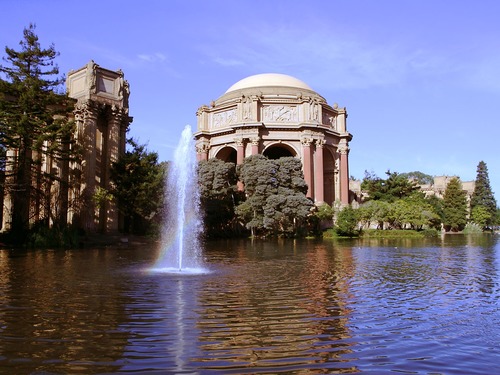 The Palace of Fine Arts is the last remaining building from the 1915 Panama Pacific International Exposition. It was built on land that once belonged to the Presidio.