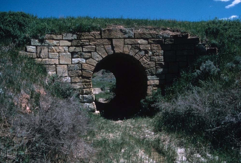 If you drive the South Unit's Scenic Loop Drive today, you will pass over this culvert built by the CCC.