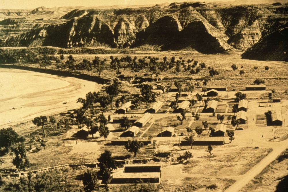 In 1939, Company 2771 moved to this site on the east bank of the Little Missouri River just south of Jones Creek, which they occupied until November, 1941.