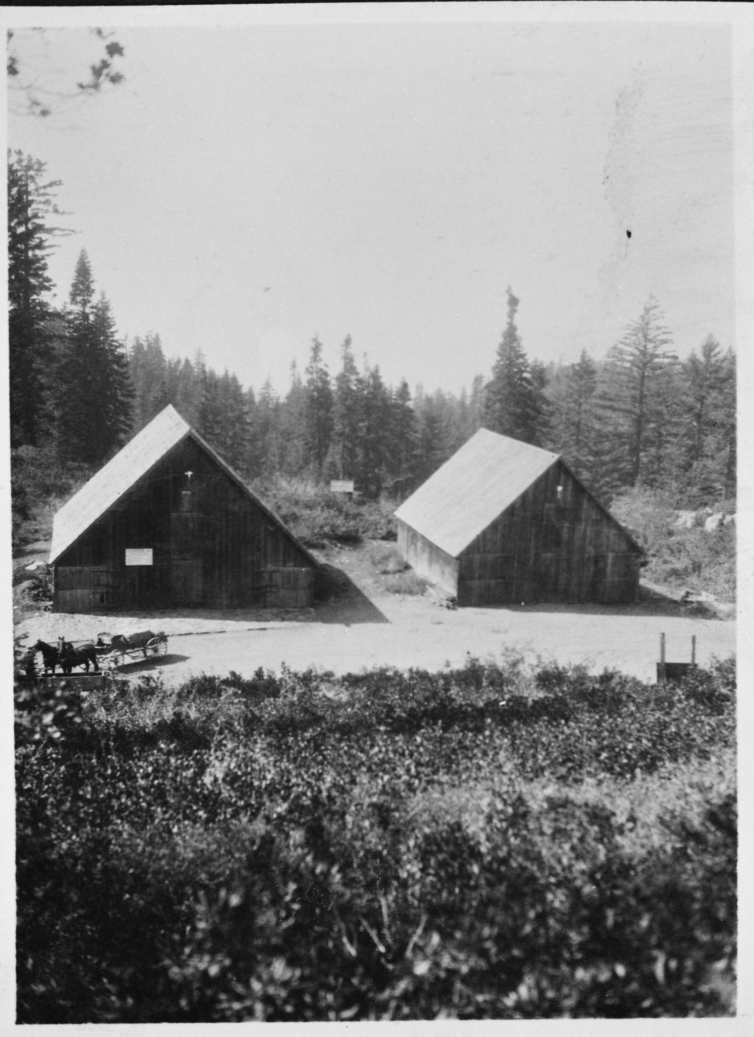 Chinquapin Road Barns on the Wawona Rd.